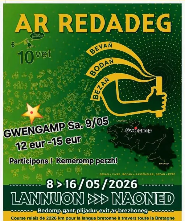 Ar Redadeg e Gwengamp
