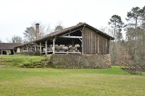 Visite commentée d’un ancien atelier de distillation de la gemme récemment rénové