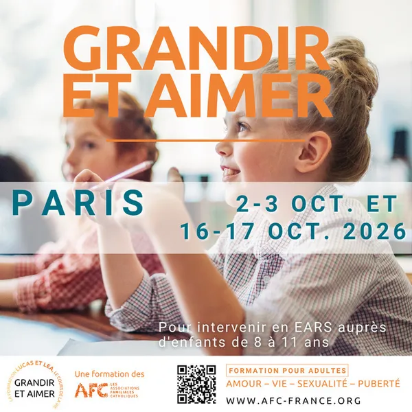 Formation EARS GRANDIR ET AIMER Paris 2026