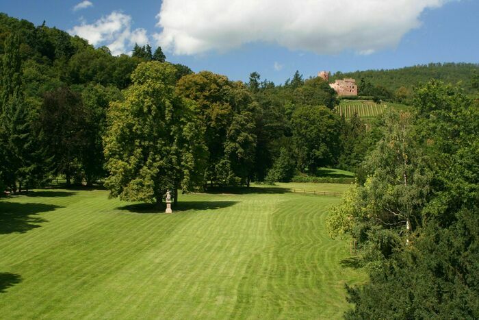 Visite du parc du manoir de Kintzheim