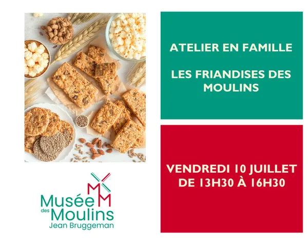 Atelier en famille : les friandises des moulins