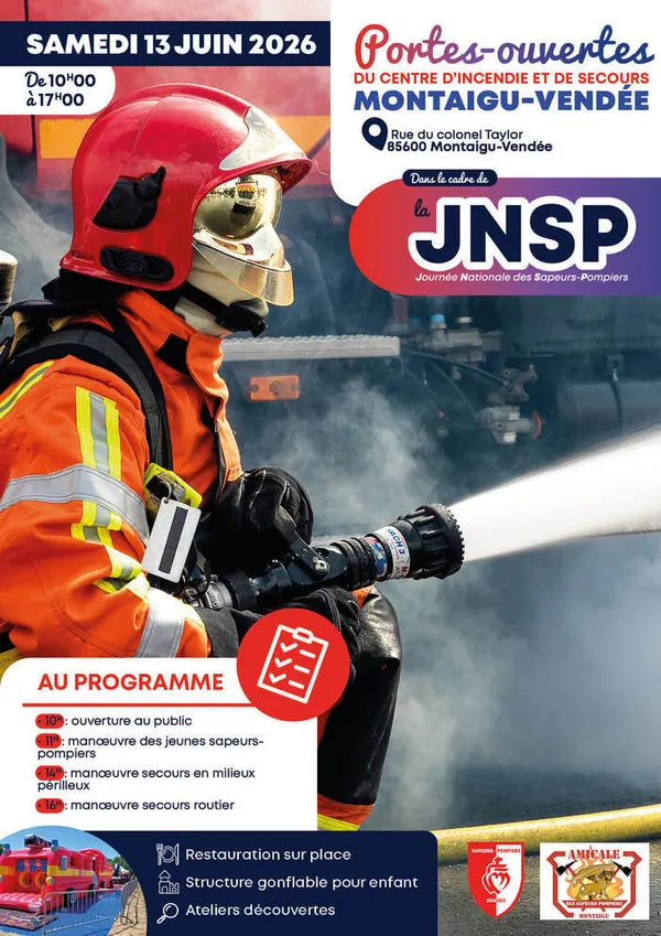 Portes ouvertes - Centre d'Incendie et de Secours de Montaigu-Vendée