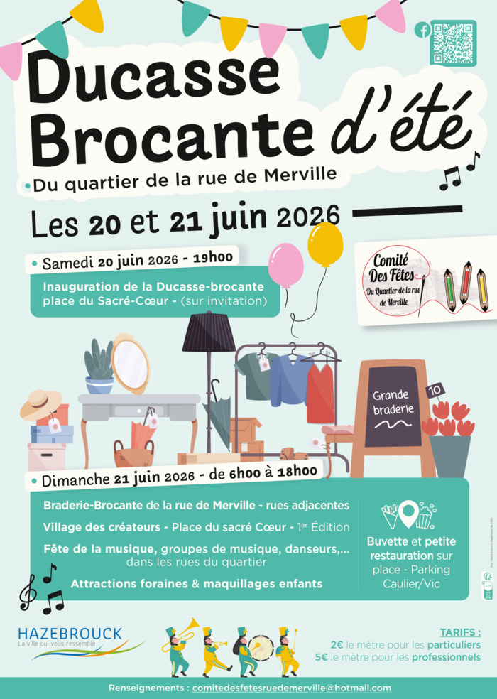 Ducasse Brocante d'été du quartier de la rue de Merville