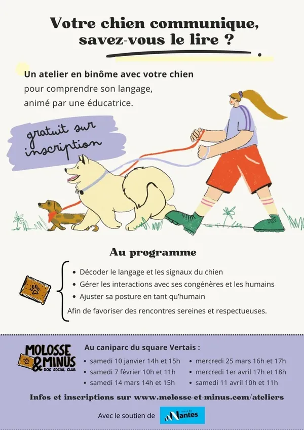 Connaissance du “parler chien” et gestion des interactions - Square Vertais