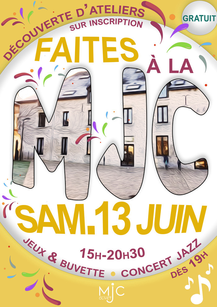 Jazz en fête (concert de jazz) + découverte des ateliers de la MJC
