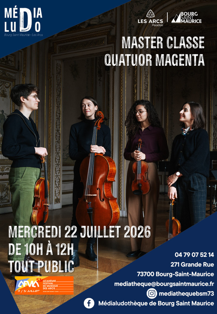 Master classe du Quatuor Magenta