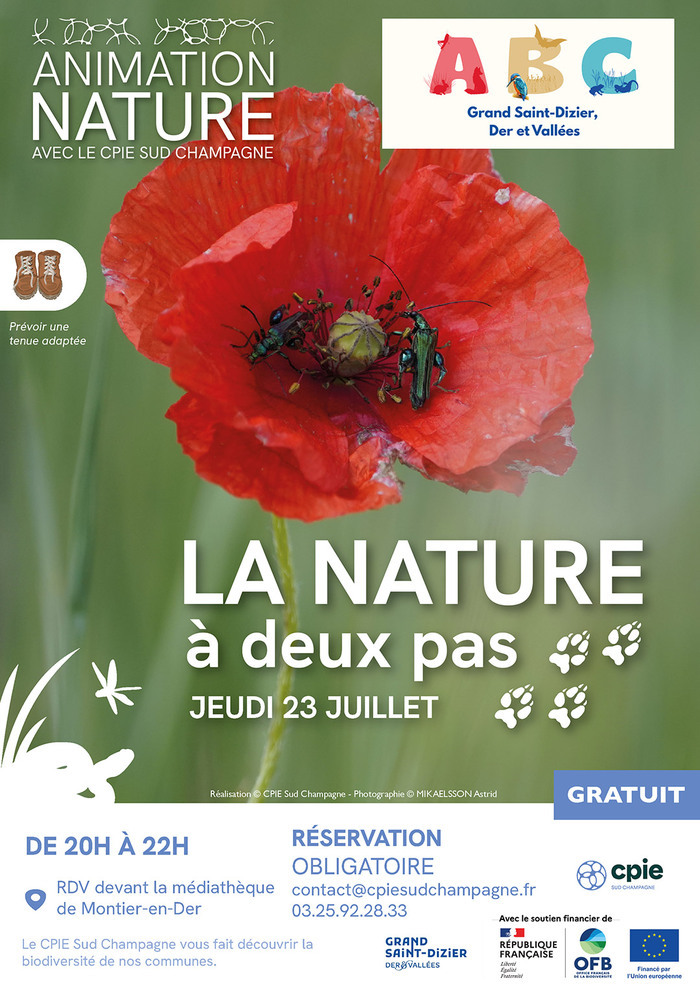 La nature à deux pas : animation nature