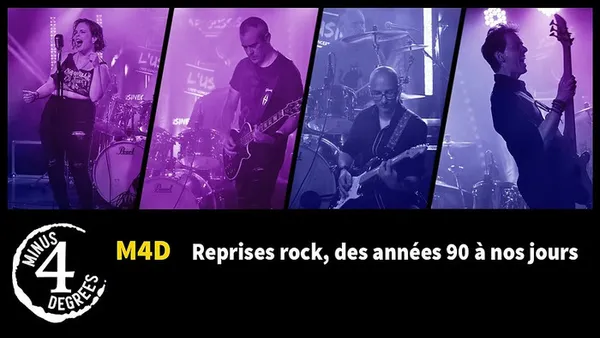 Concert Rock avec le groupe "M4D"