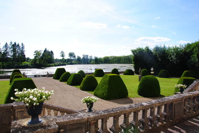 Visite des jardins du château de Fontaine-Française