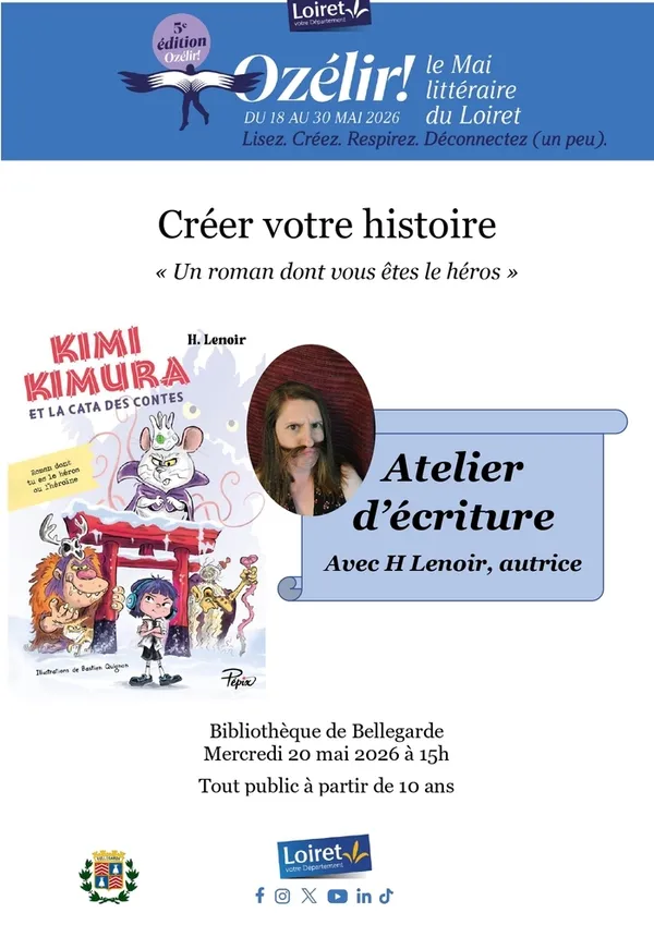 Un atelier d'écriture avec H Lenoir, autrice
