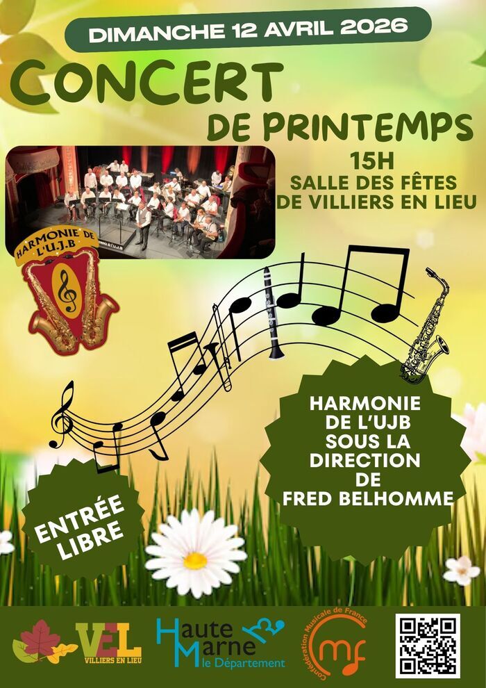 Concert de Printemps de l'Harmonie de l'UJB de Saint-Dizier