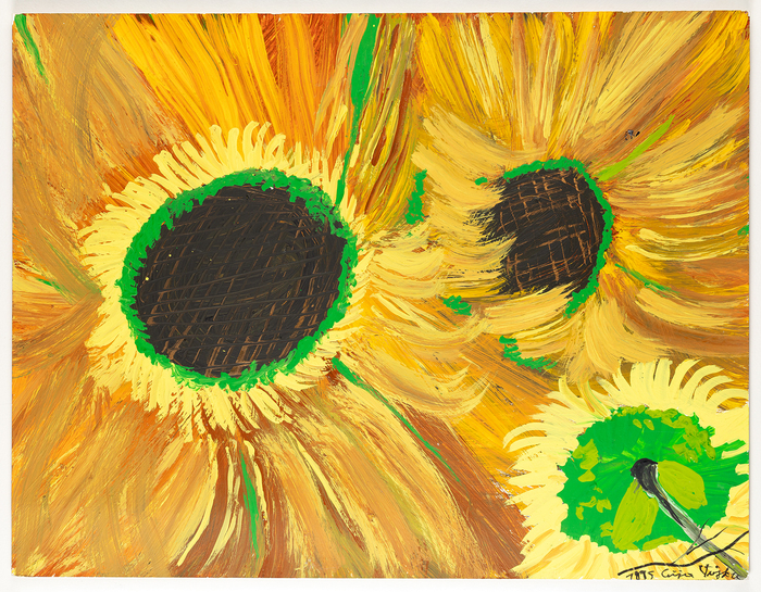 Exposition "Le tournesol est la fleur des Roms" de Ceija Stojka