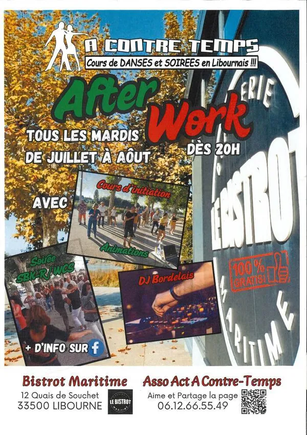 After work avec l'asso Act A Contre-temps