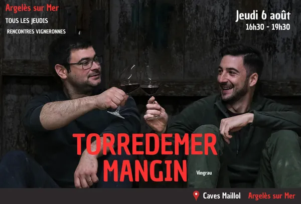Caves Maillol Argelès sur Mer… Tous les jeudis : Rencontres vigneronnes