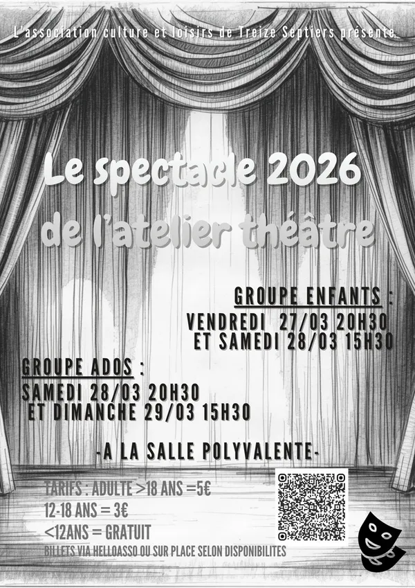 Spectacle 2026 - Atelier Théâtre