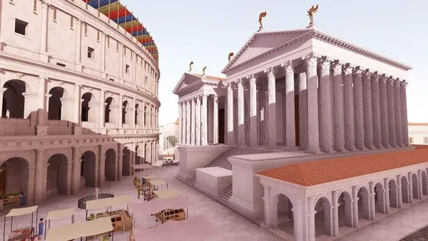 Visite couplée Exposition "Rome, du mythe au virtuel" au musée de Vieux-la-Romaine et Plan de Rome de l'Université de Caen
