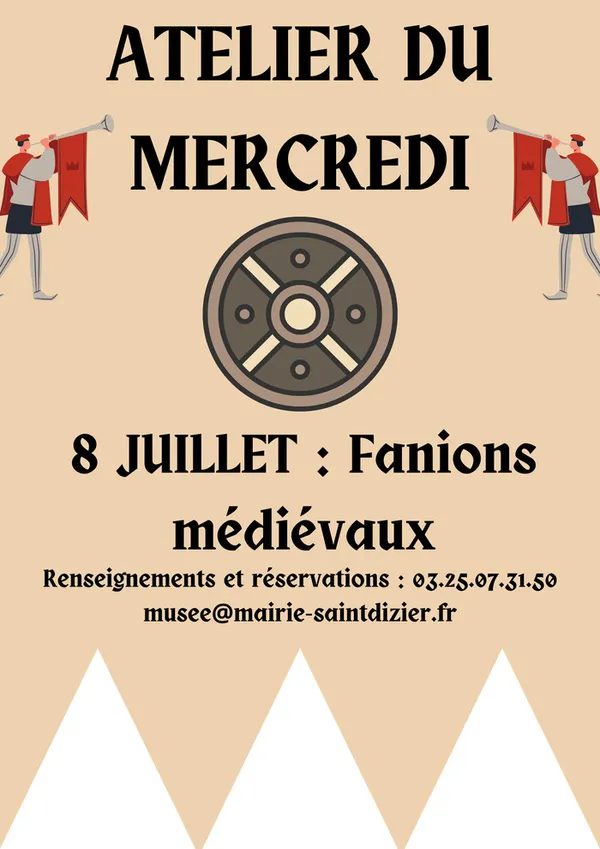 Atelier du Mercredi : fanions médiévaux