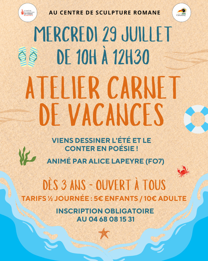 Atelier familial - Carnet de vacances animé par Alice LAPEYRE (fo7)