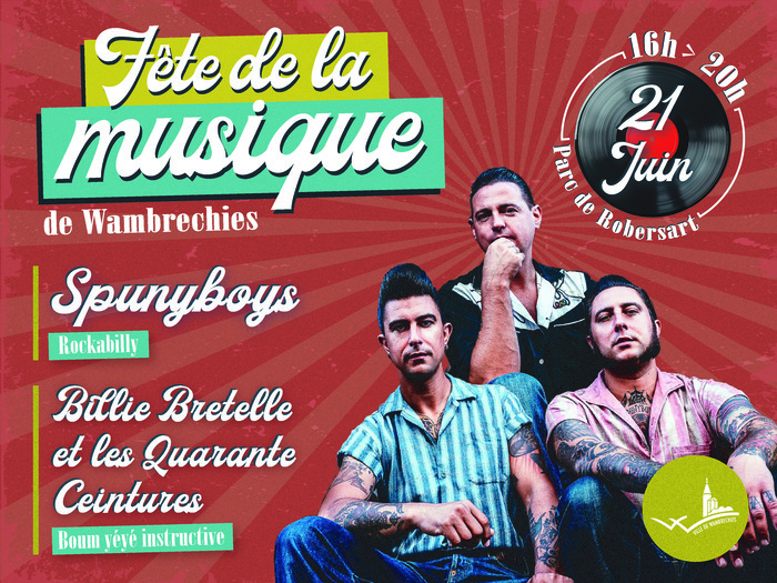 [Fête de la musique] Spunyboys + Billy Bretelle et les quarante ceintures