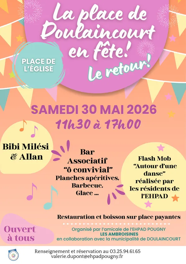La place de Doulaincourt en fête - le retour!