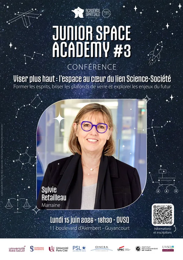 Conférence de Sylvie Retailleau : Viser plus haut : l’espace au cœur du lien science-société