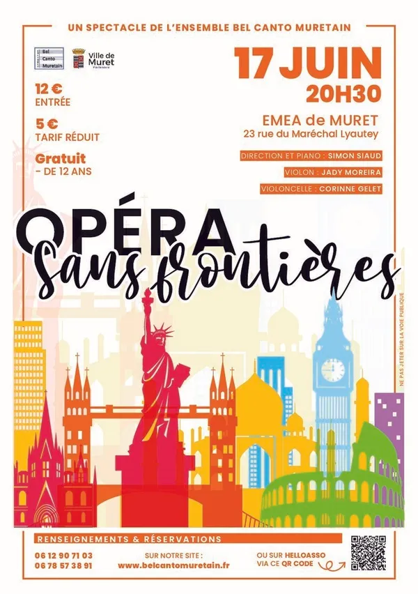 "Opéra sans frontières" à l'EMEA de Muret, le mercredi 17 juin