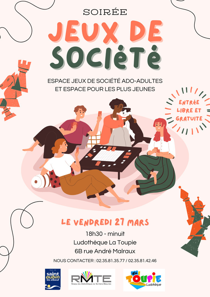🎲 Soirée jeux de société