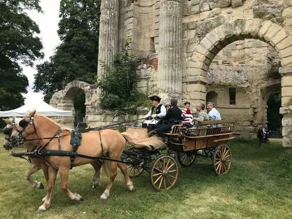 Promenades en calèche dans le parc du château