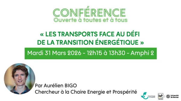 Conférence sur les transports face au défi de la transition énergétique