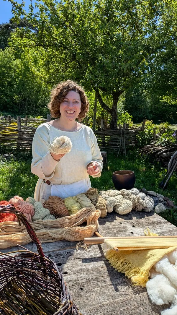 Démonstration : les Vikings débarquent à la filature de laine du Petit Auney