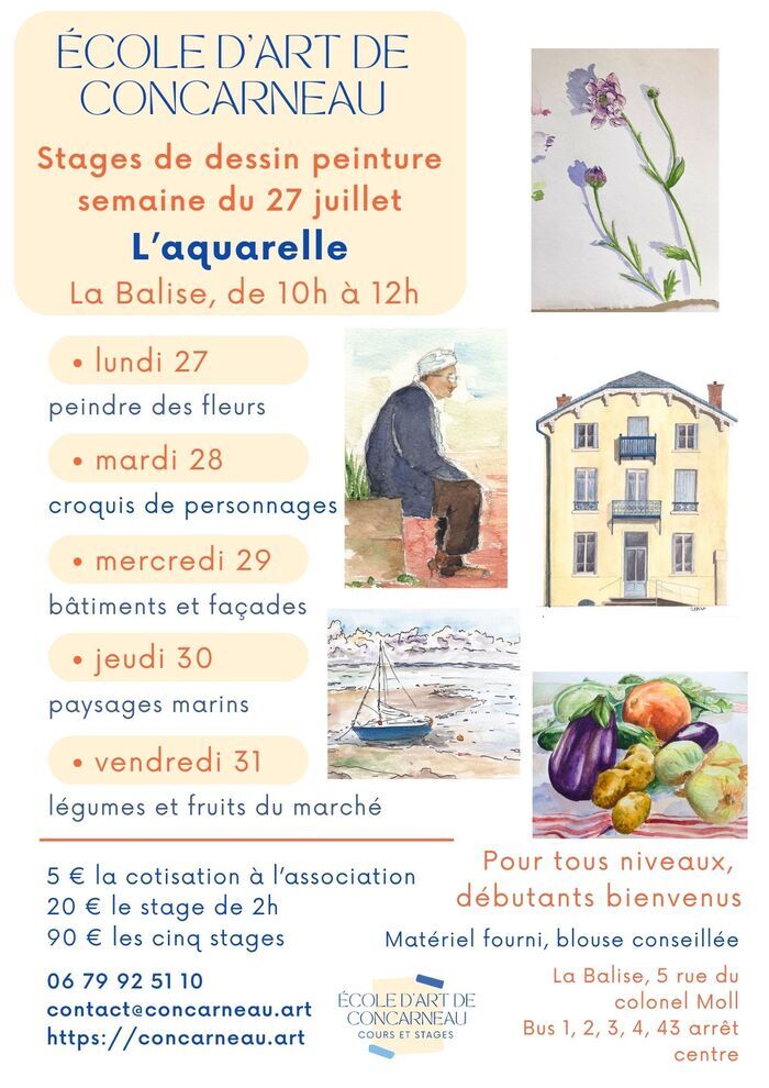 Stages d'aquarelle