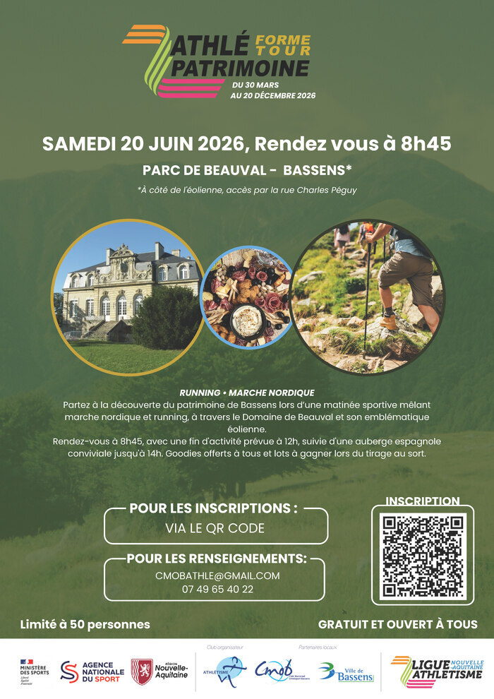 Athlé Patrimoine Forme Tour