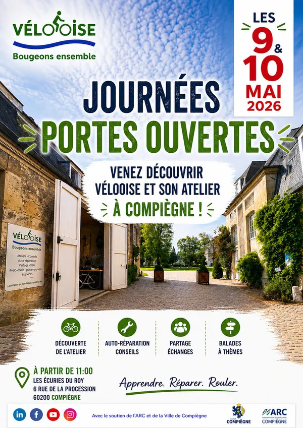 PORTES OUVERTES AU NOUVEL ATELIER D'AUTO-REPARATION DE VELOS A COMPIEGNE