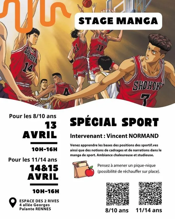 stage Manga - spécial sport