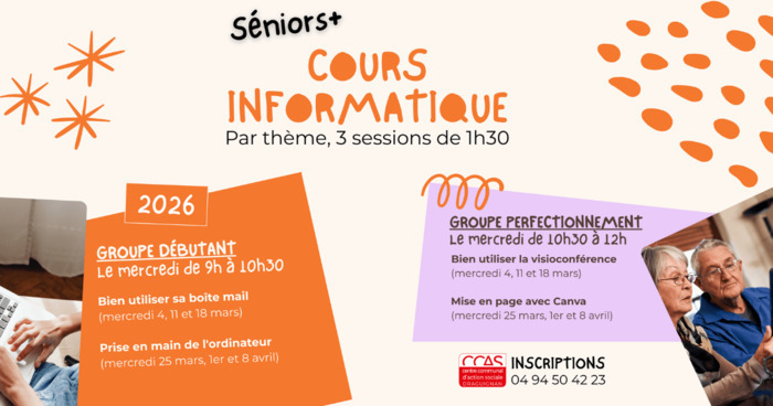 Seniors + - Cours d'informatique