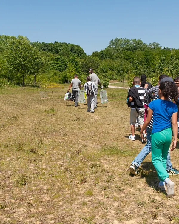 Visite pédagogique du Jardin d'Essences à Evry-Courcouronnes