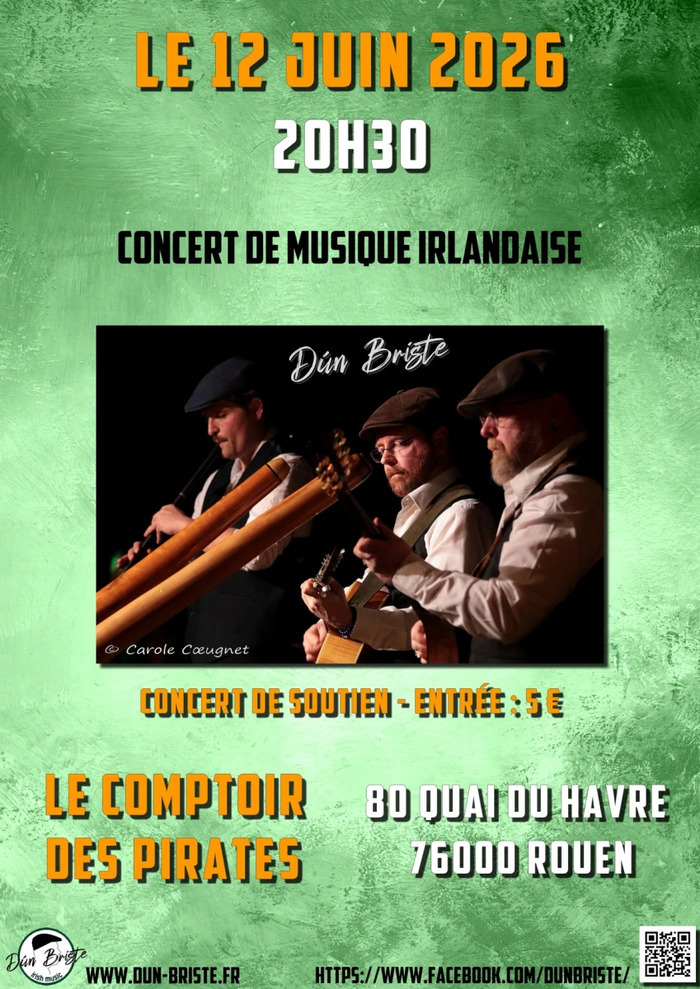 Concert de musique irlandaise à Rouen