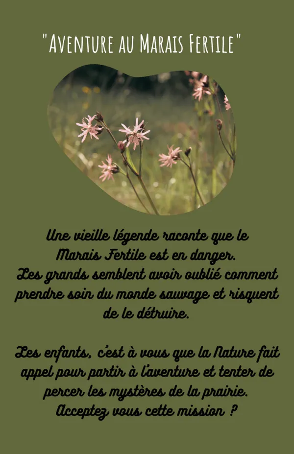 Jeu de piste "Aventure au Marais Fertile"