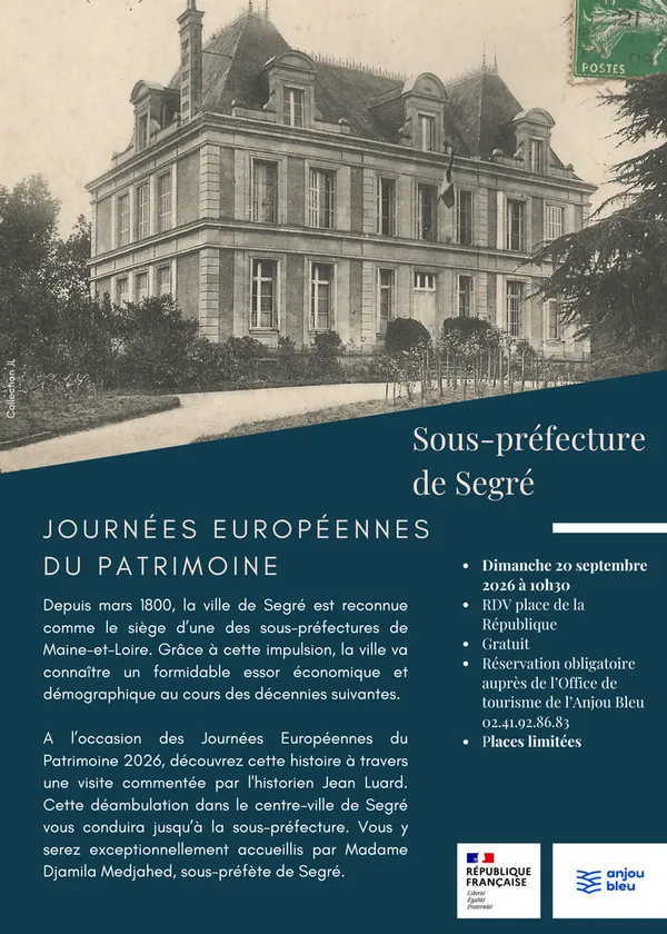 Visite guidée de la sous-préfecture de Segré