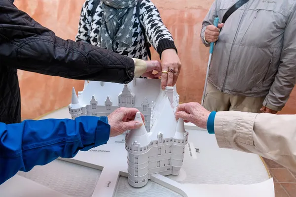 Un château, chef d'œuvre de la Renaissance. Une visite adaptée pour les personnes mal et non voyantes