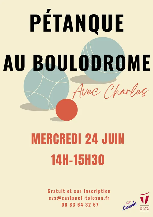 Pétanque au boulodrome
