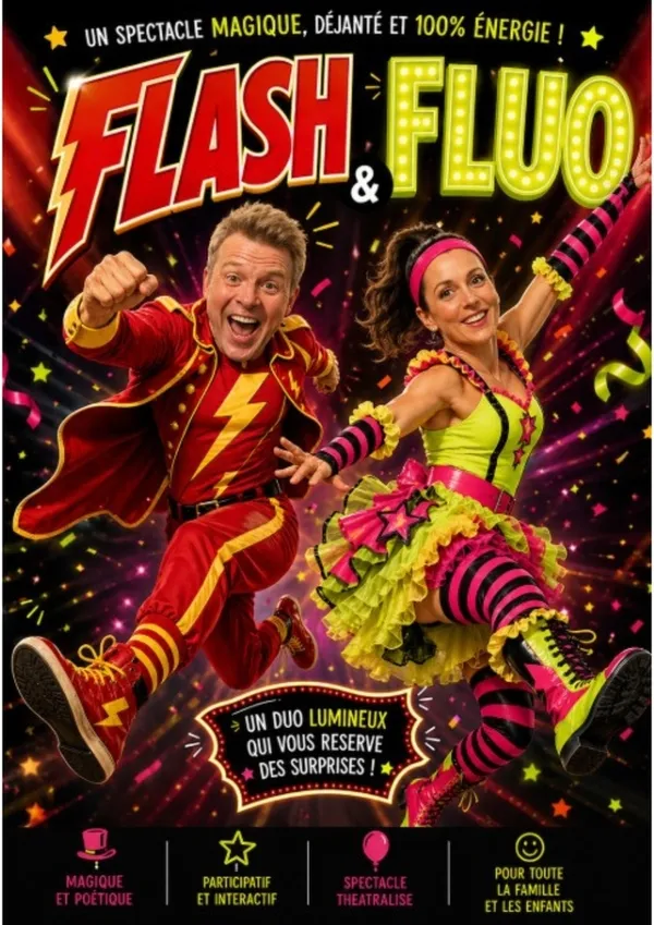 Spectacle de magie "Flash & Fluo"