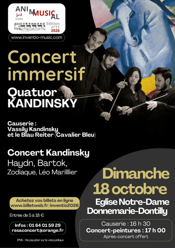 Concert immersif Quatuor KANDINSKY