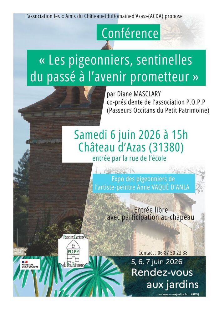 Conférence : les pigeonniers, sentinelles du passé à l’avenir prometteur