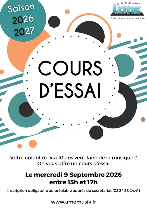 Cours d'essai - AME