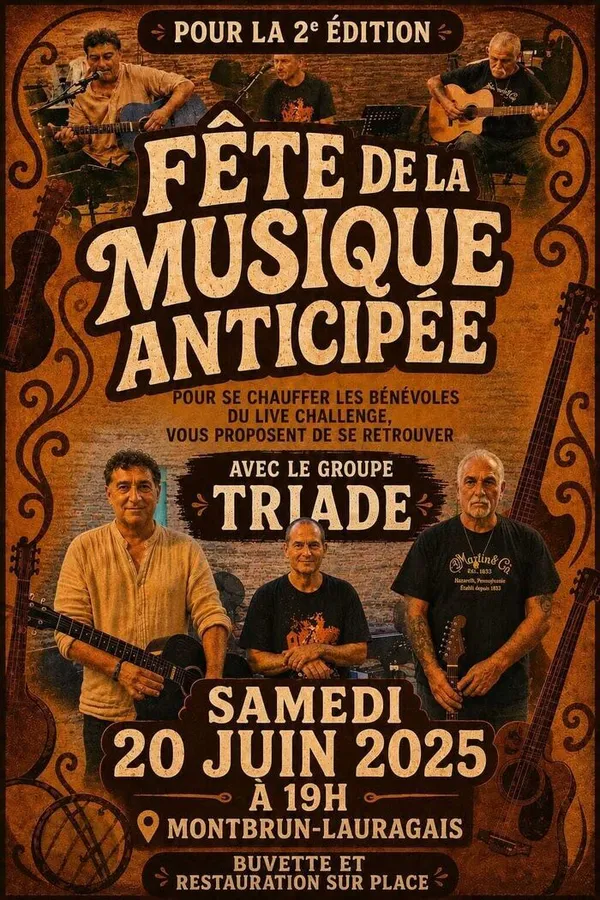 Fête de la Musique anticipée, avec les bénévoles du Live Challenge