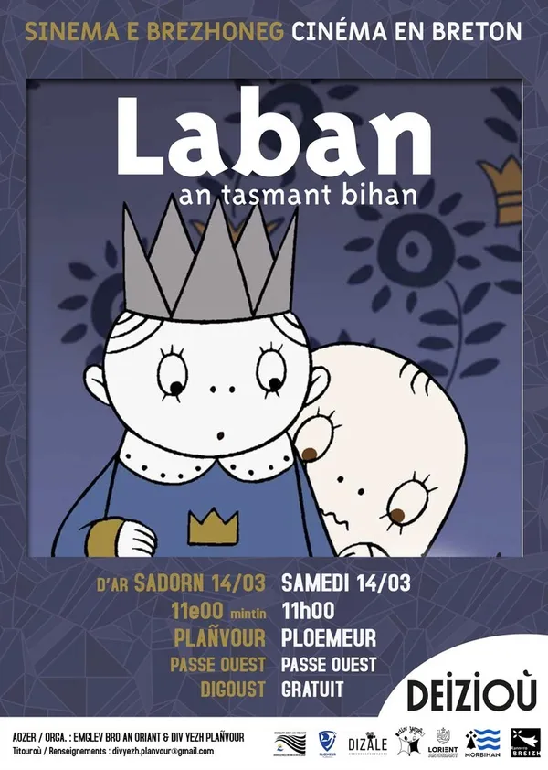 Projection du dessin animé : Laban, an tasmant bihan