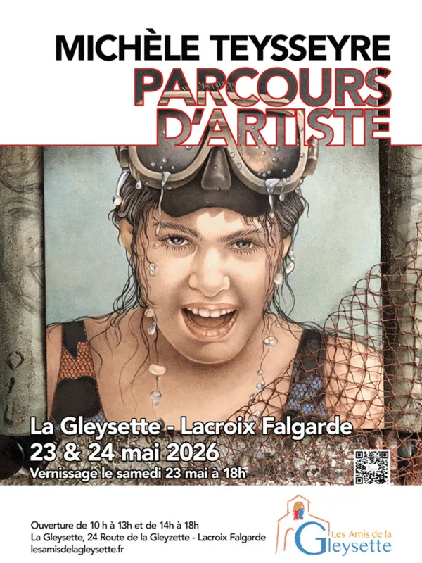 "Parcours d'artiste" : Michèle Teysseyre expose à La Gleysette