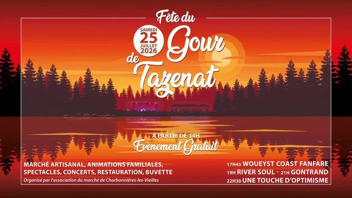 Une Touche d'Optimisme pour la Fête du Gour de Tazenat le 25 Juillet