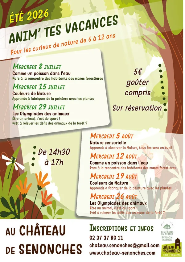 Anim’ tes vacances d’été